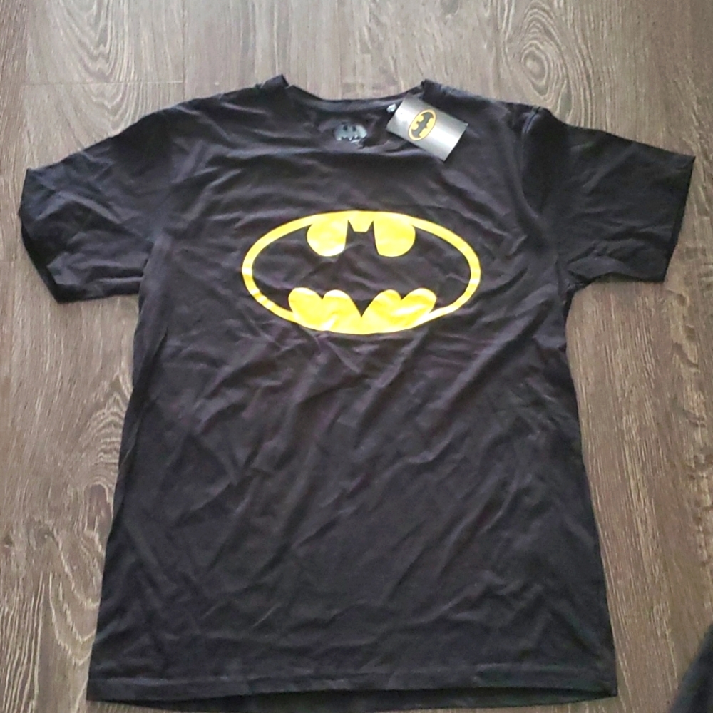 DC Comics Batman Bat Sign LARGE Tee T-shirt -NEW